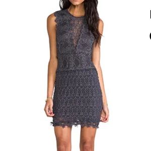 Nightcap Backless “Estelle “ Dress Lavender & Grey